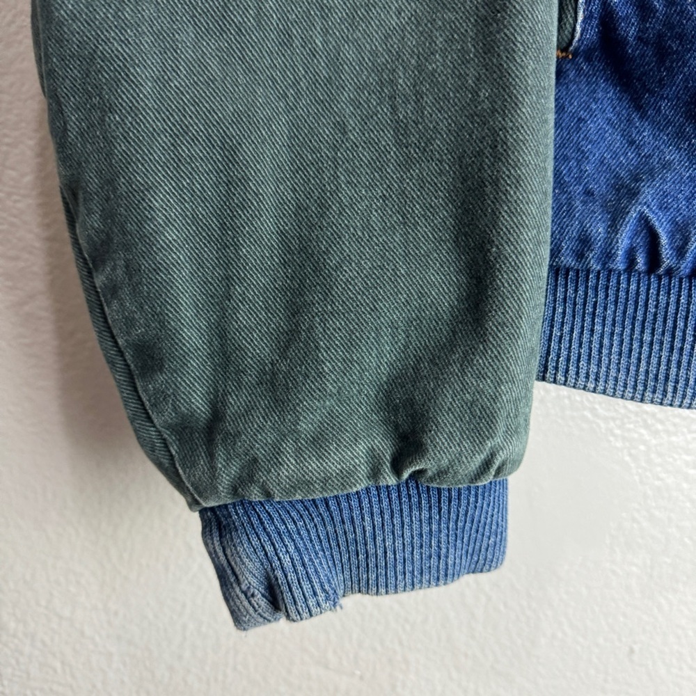 Three Rivers Authetic Denim Varsity Jacket Size XL Vintage - Picture 2 of 9